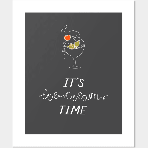 It's ice-cream time Wall Art by DanielK